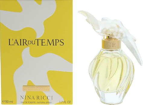 nina ricci eau de toilette vaporisateur spray 50 ml|nina ricci air du temps.